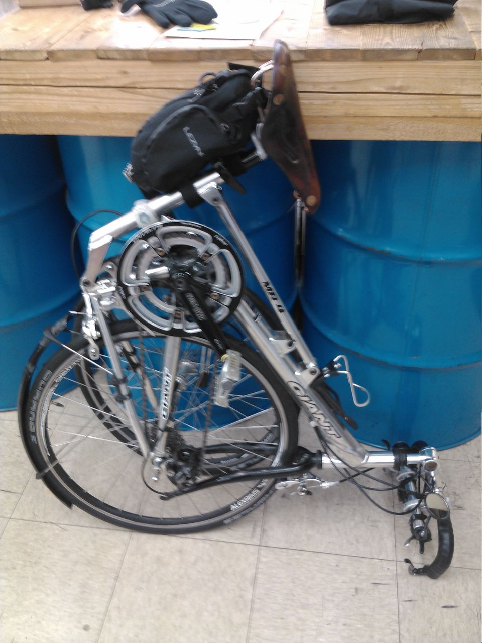 GIANT MR-4 生産終了16速 シルバー 24インチ ミニベロ 輪行袋付 ミニベロ giant mr4 シルバー