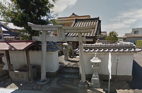 松本神社　京都府城陽市奈島のキャプチャー