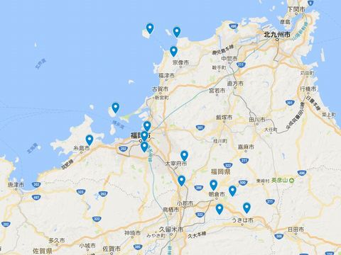 延喜式神名帳　筑前国の式内社 19座のキャプチャー