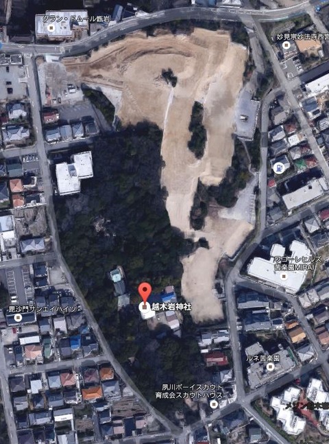 越木岩神社の磐座がマンション開発で爆破粉砕、ニュースまとめ、られない - 西宮市のキャプチャー