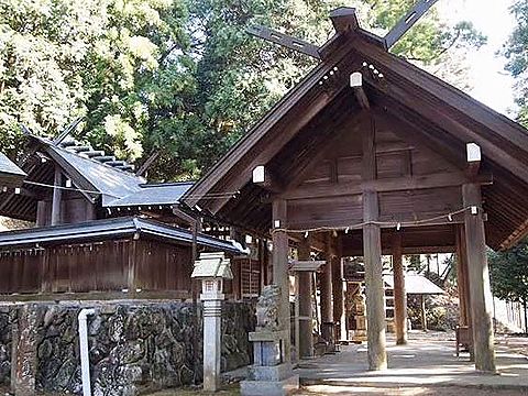元伊勢「佐佐波多宮」伝承地の一つである篠畑神社（宇陀市榛原山辺三字篠畑）