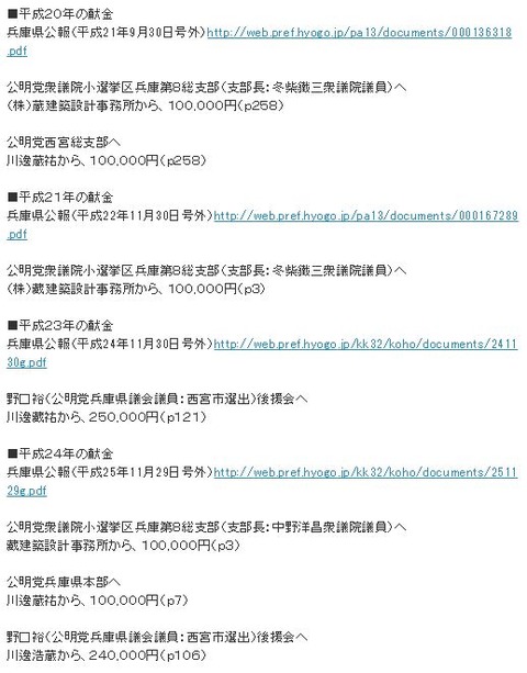 越木岩神社付近の磐座破壊事業者による公明党議員に対する献金リスト - 彦十郎さんの日記