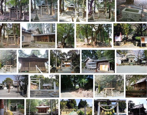 六所神社　静岡県浜松市浜北区堀谷のキャプチャー