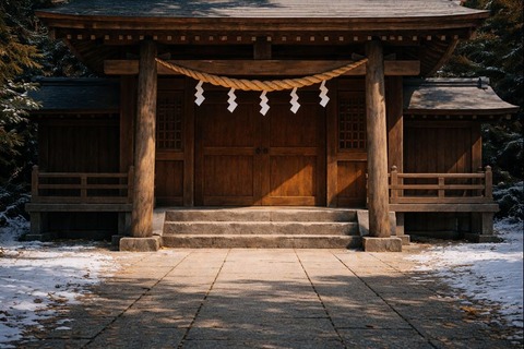神社の「屋根影が最短になる日」 ― 神と人が最も近い時間のキャプチャー