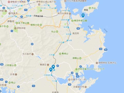 延喜式神名帳　志摩国の式内社 3座のキャプチャー
