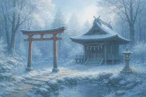 神社と冬支度 ― 氷と霜を祀る神々のキャプチャー