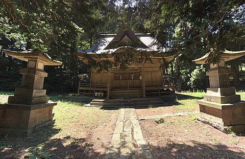 清水神社　長野県長野市信更町田野口のキャプチャー