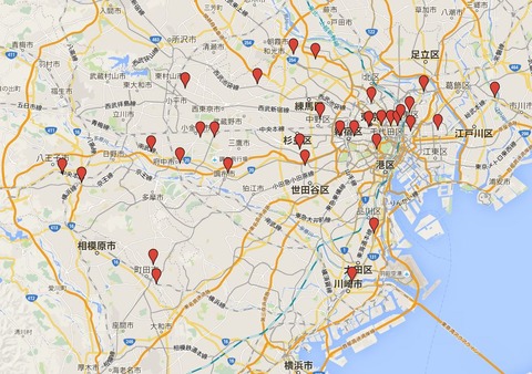 東京の天神さま32社 - 東京梅風会の会員、リアルタイムの天神信仰の拠点、有力天満宮