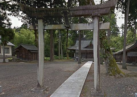 諏訪神社　福井県越前市五分市町のキャプチャー