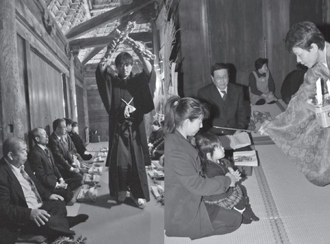 重要無形民俗文化財「粟生のおも講と堂徒式」 - 3歳児が村の成員になる和歌山の儀式のキャプチャー