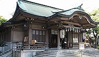 座摩巫祭神五座 いわゆる座摩神。写真は現存の関連社である坐摩神社の拝殿