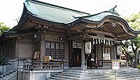 座摩巫祭神五座　いわゆる座摩神。写真は現存の関連社である坐摩神社の拝殿