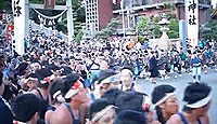神前神社(半田市) - 子供の神様、6月に虫封じの井戸のぞき、5月には潮干祭の山車行事