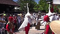 重要無形民俗文化財「津和野弥栄神社の鷺舞」 - 祇園から直輸入、昭和に逆移入