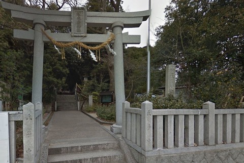 越木岩神社（兵庫県西宮市）