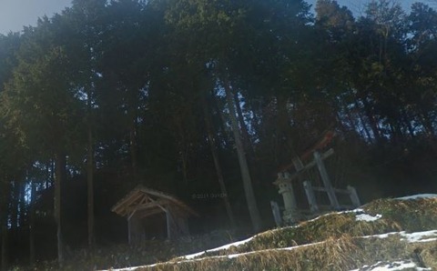 大野神社(岡山県真庭市野196。旧・勝山町大字野字大段)