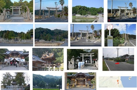 賀茂神社　山口県柳井市伊保庄近長下のキャプチャー