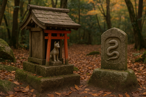 境内の狐塚・蛇塚 ― 小さな祠に宿る“古層の信仰”の正体のキャプチャー