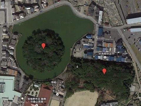 島泉平塚古墳と島泉丸山古墳(大阪府・羽曳野市)