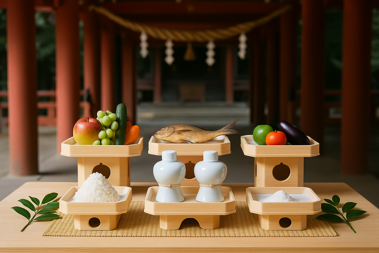 神饌(しんせん) ― 神に捧げる食の文化と作法 - 神社と古事記