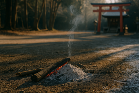 焚き火の灰は“冬の祓い”の象徴 ― ほんの少しの灰が結界をつくるのキャプチャー