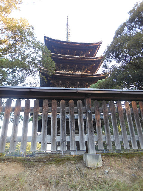 春日大社への道すがら、興福寺・五重塔を右手に見ながら - ぶっちゃけ古事記