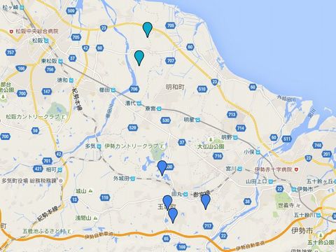 田丸・斎宮めぐり - 伊勢神宮125社めぐり、三重県度会郡玉城町、松阪市の大垣内町・井口中町、全22社