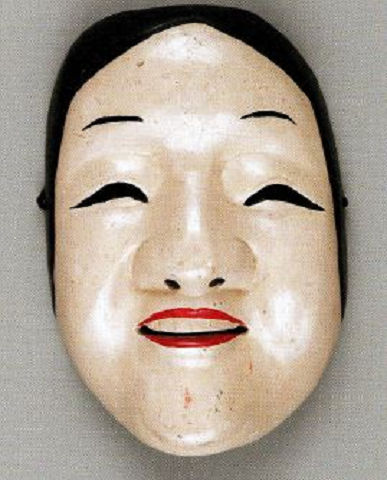 高千穂神楽 細女面(大古事記展) - ぶっちゃけ古事記