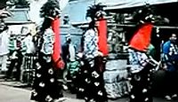 大戸神社(香取市) - 香取神宮の摂社、1月に御花祭り、2003年には60年に一度の神幸祭
