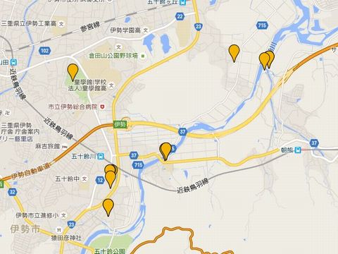 五十鈴川めぐり - 伊勢神宮125社めぐり、三重県伊勢市の中村町・楠部町・朝熊町・鹿海町、全16社