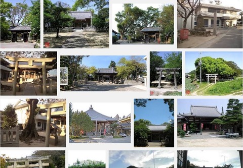 十一明神神社　兵庫県南あわじ市市十一ヶ所のキャプチャー