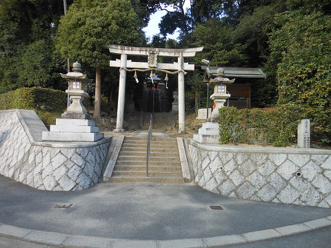 山陵八幡神社 - 神功皇后陵に隣接する丘の上にある、タマヨリがともに祀られる社【古事記紀行2014】のキャプチャー