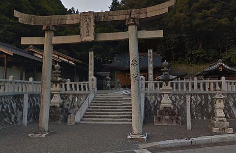 意加美神社　広島県庄原市総領町稲草のキャプチャー