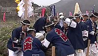 小野神社(塩尻市) - 諏訪大社の御柱祭の翌年に行われる御柱祭で有名な、信濃国二宮