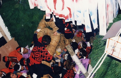 重要無形民俗文化財「三朝のジンショ」 - 鳥取県三朝町の五月節供の大規模な綱引きのキャプチャー