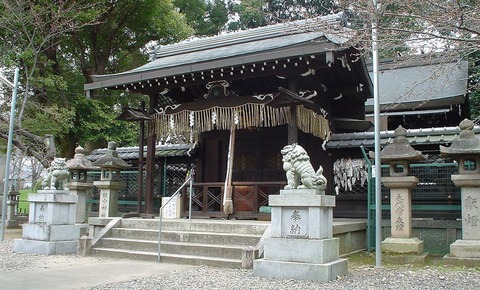 許波多神社(木幡) - Wikipedia
