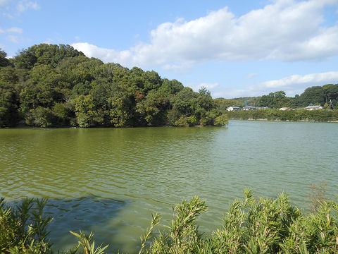 宇和奈辺・小奈辺古墳、いわゆるウワナベ古墳。仁徳天皇の後の皇后ヤタノの陵墓と推定される陵墓参考地 南南西から - ぶっちゃけ古事記