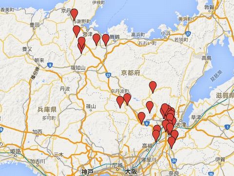 京都府の旧府社のキャプチャー