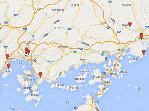 広島県の別表神社のキャプチャー