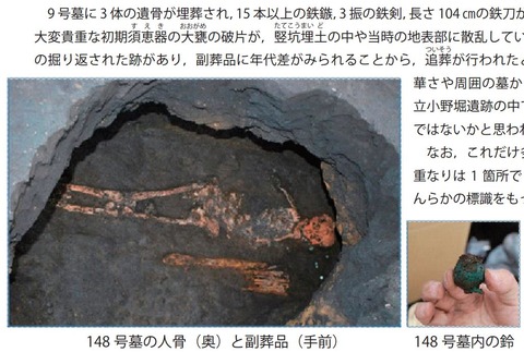 古墳時代中期（5世紀前半）青銅製の鈴10点が出土、一般公開へ - 鹿児島の立小野堀遺跡のキャプチャー