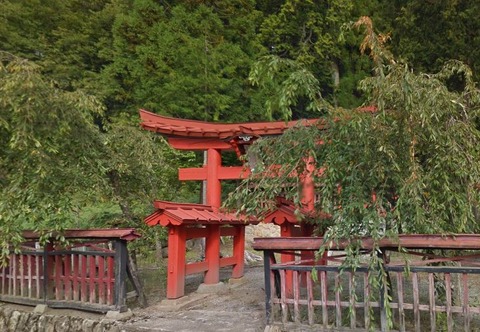 黒戸奈神社　山梨県甲府市黒平町のキャプチャー