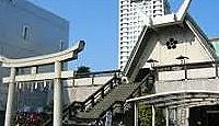 中野天満神社 - 独特な形態の近代的3層鉄筋社殿、戦前は広大な社地、高松の「大天神」