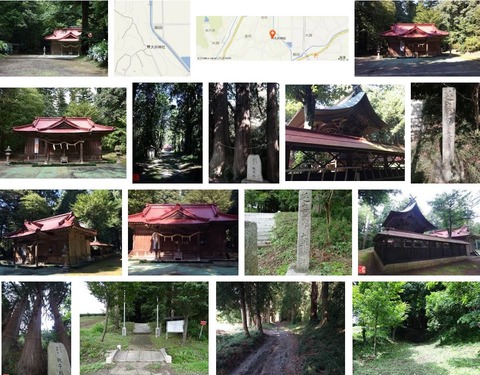 大井神社　茨城県笠間市大渕のキャプチャー