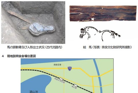 鳥取県最古の平安時代の絵馬など古代祭祀に関わる遺物が検出、現地説明会へ - 大桷遺跡のキャプチャー