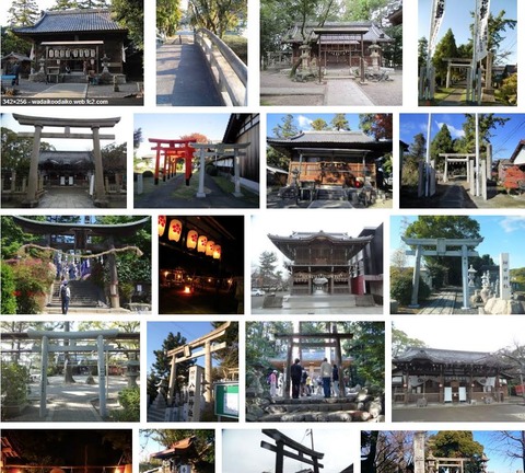 深江神社　三重県桑名市下深谷部のキャプチャー