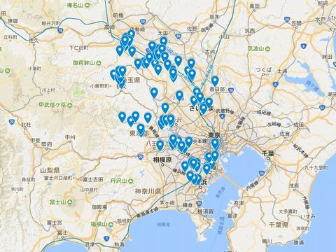 延喜式神名帳　武蔵国の式内社 44座のキャプチャー