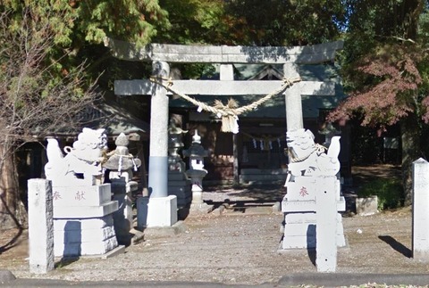 羽梨山神社　茨城県笠間市上郷のキャプチャー