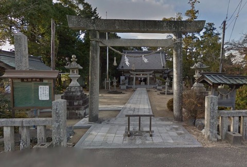 石部神社　三重県四日市市朝明町中里のキャプチャー