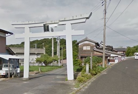 国坂神社　鳥取県東伯郡北栄町国坂のキャプチャー