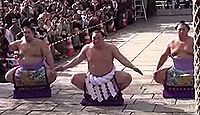 播磨国総社で横綱白鵬が奉納土俵入りを披露 - 2013年4月1日、兵庫県姫路市